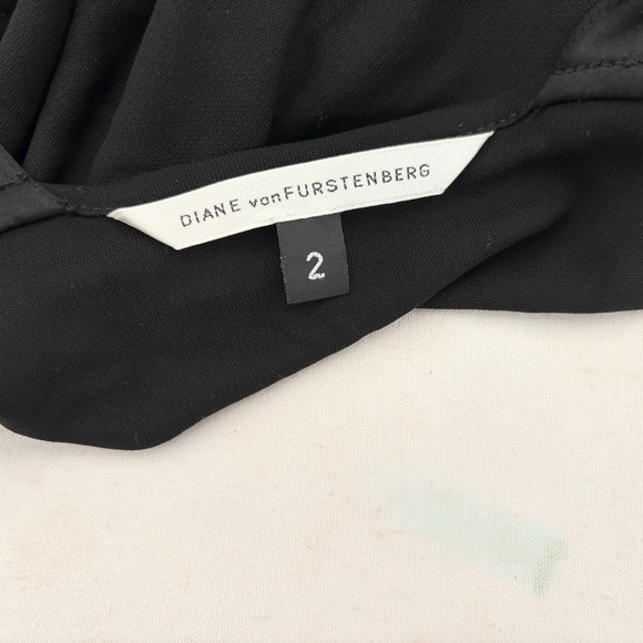 Diane Von Furstenberg Silk Cowl Neck Drop Waist Dress - Picture 4 of 9